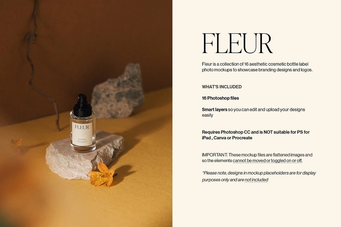 Cosmetic Label Mockup 2