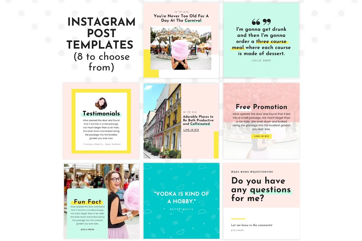 Instagram Template Colorful 2
