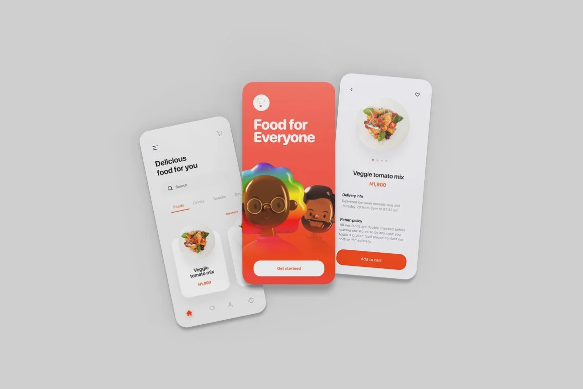 App ui mockup 2