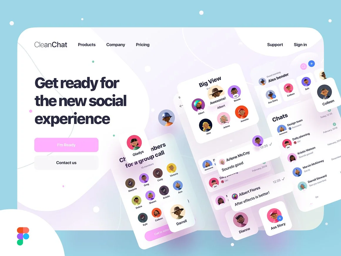 Clean Chat App UI 2