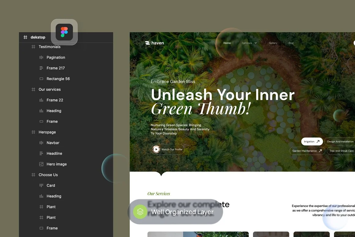 Botanical Garden Landing Page 2