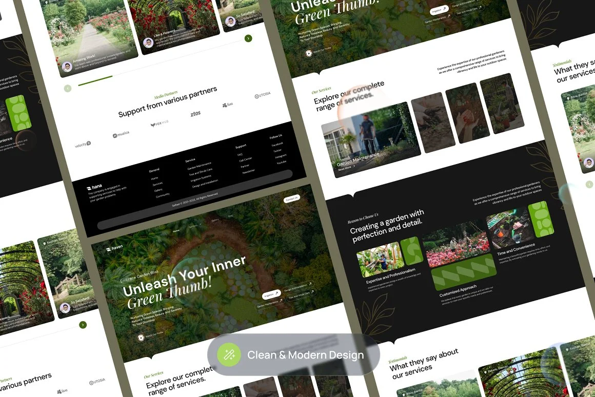 Botanical Garden Landing Page 3