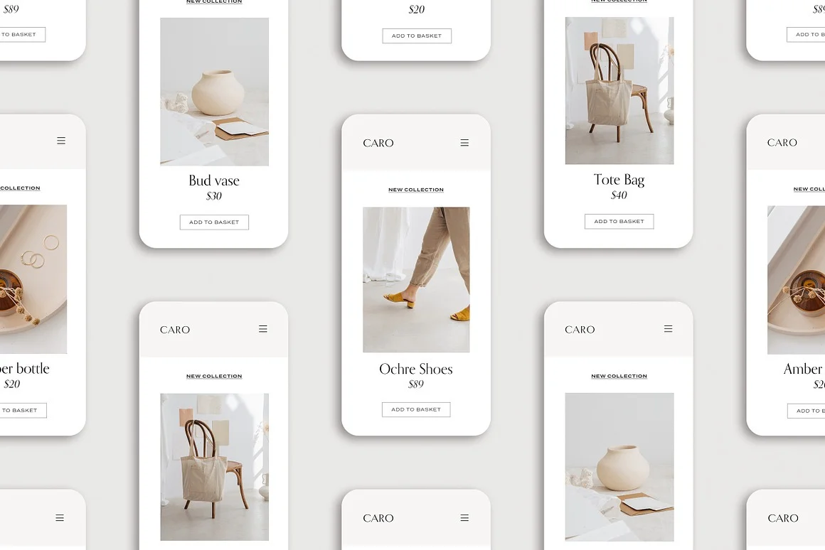 Minimal Website Mockup 4