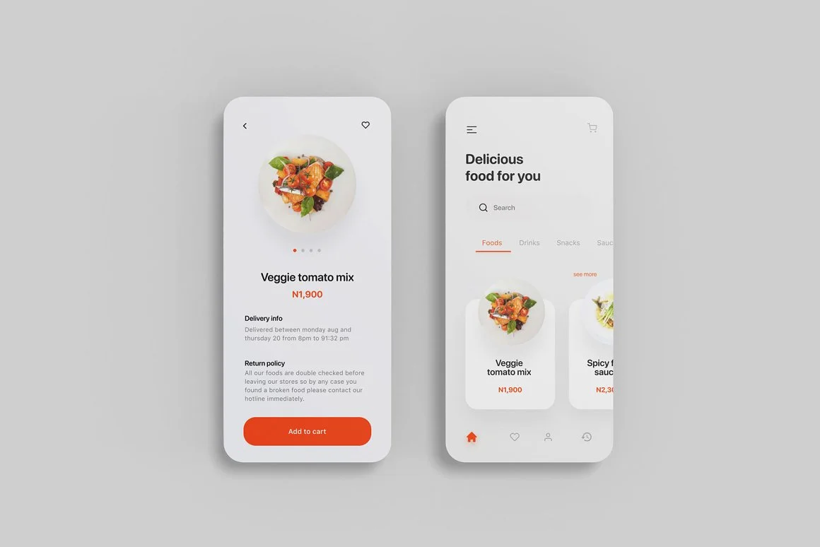 App ui mockup 3