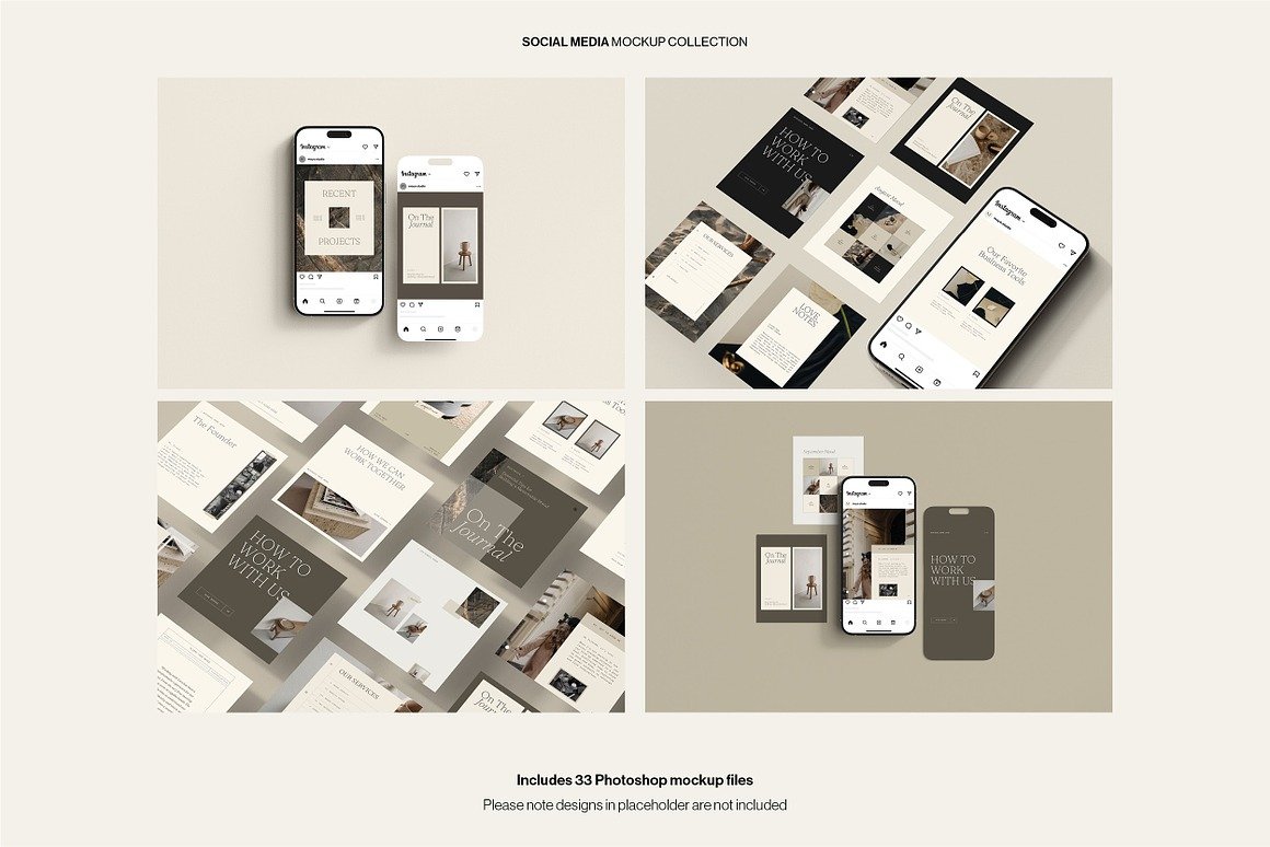 Social Post & Square Mockup 4