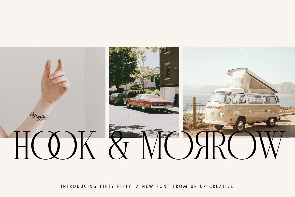 Fifty Fifty Serif Font 3