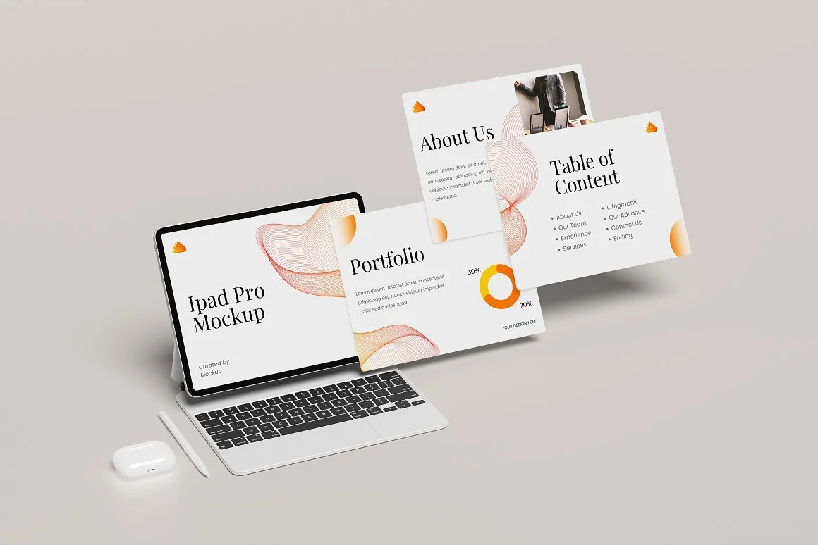 Ipad & Screen Mockup 2