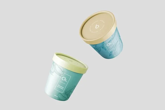 Ice Cream Jar Mockup 2