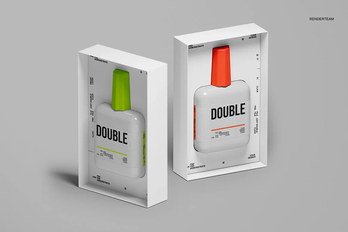 Stationery Glue Mockup Set 2