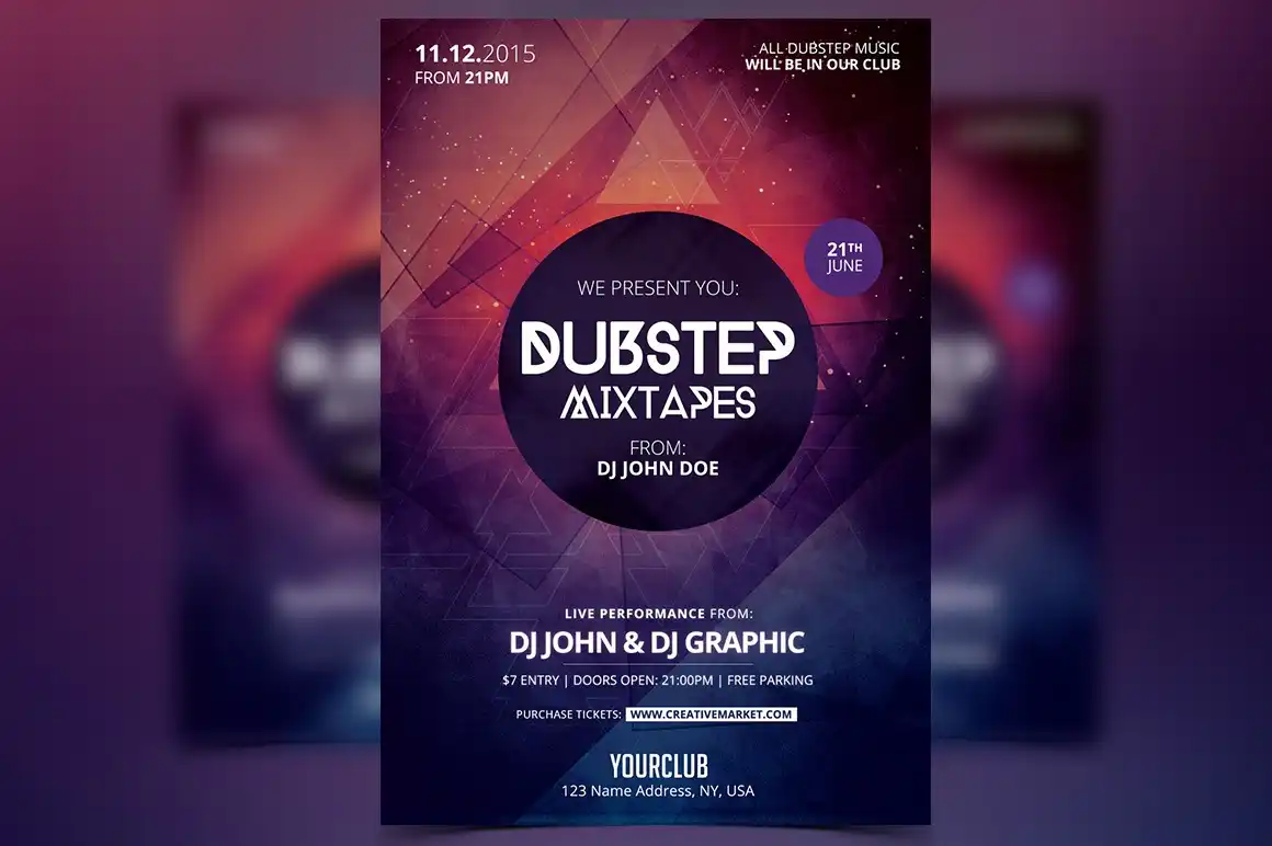 Mixtapes Flyer Design
