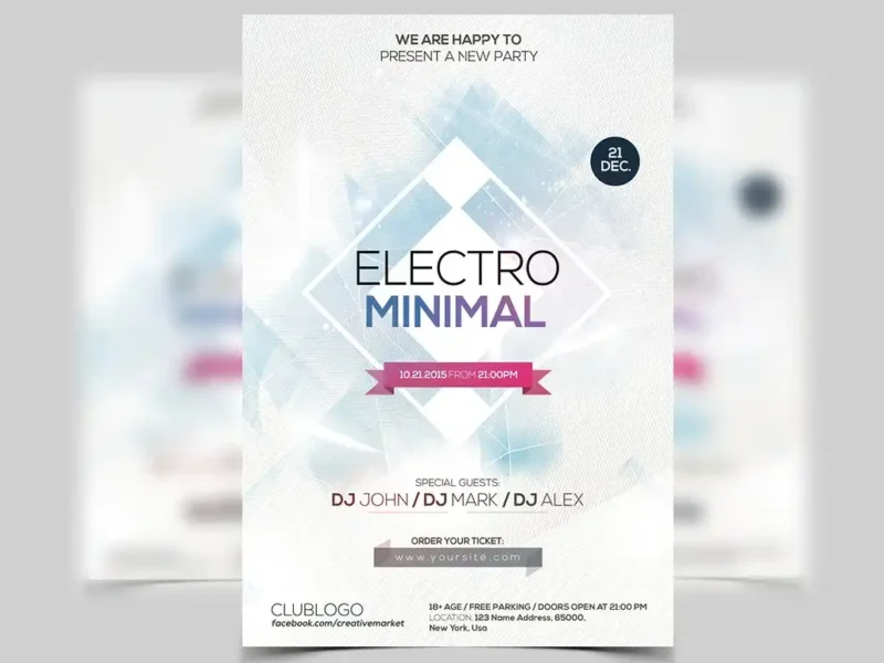 Minimal PSD Flyer Template