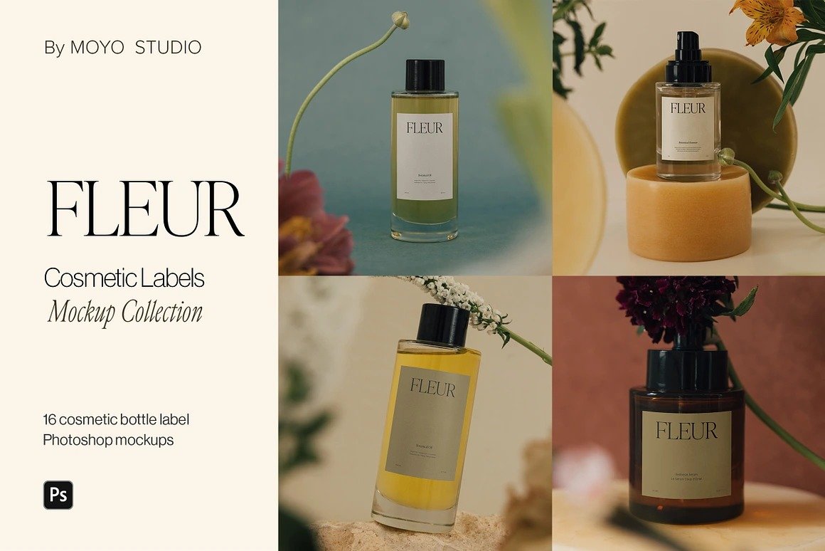 Cosmetic Label Mockup
