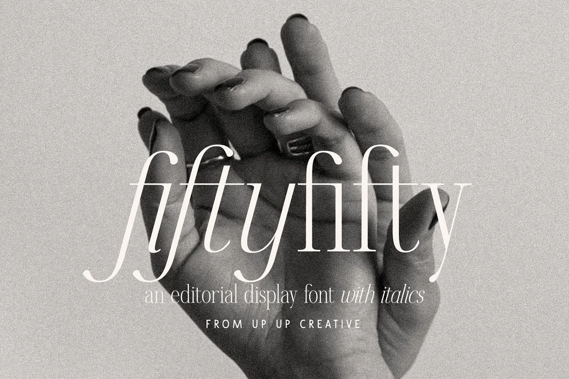 Fifty Fifty Serif Font