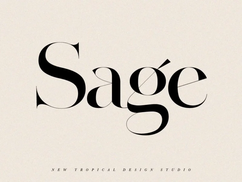 SAGE Serif Font