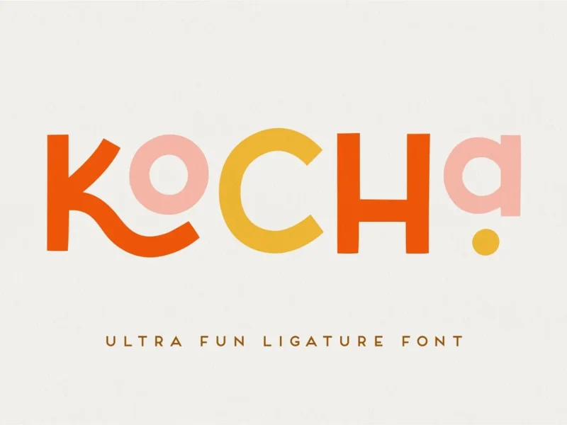 Kocha Font