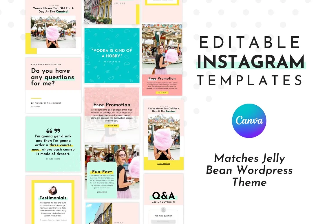 Instagram Template Colorful
