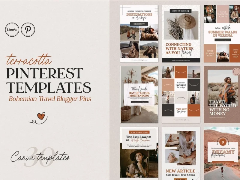 Pinterest Pins Travel Bloggers