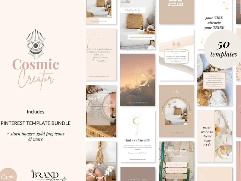 Bundle Spiritual Pinterest Template