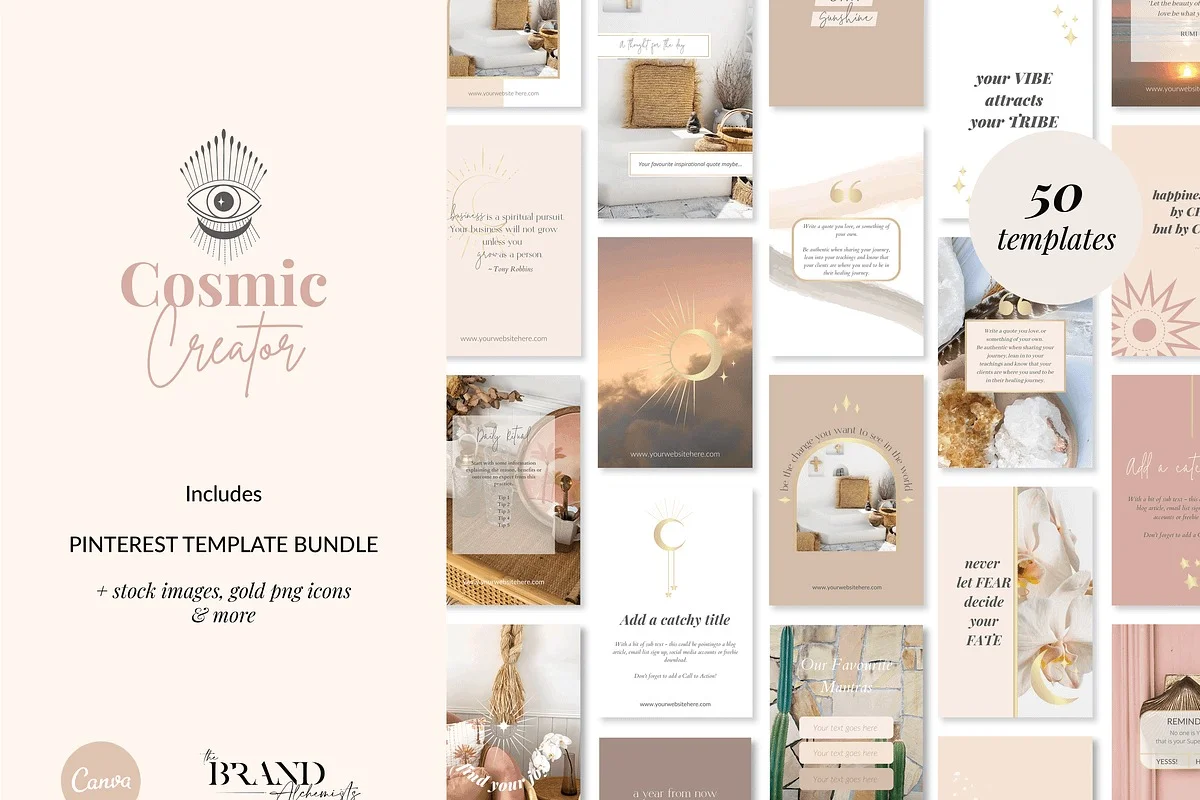 Bundle Spiritual Pinterest Template