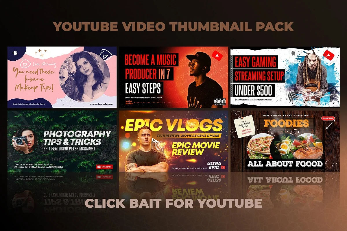 Youtube Thumbnail Mega Bundle