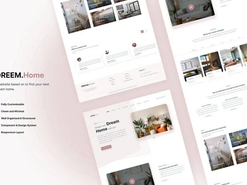 DREEM Home Landing Page