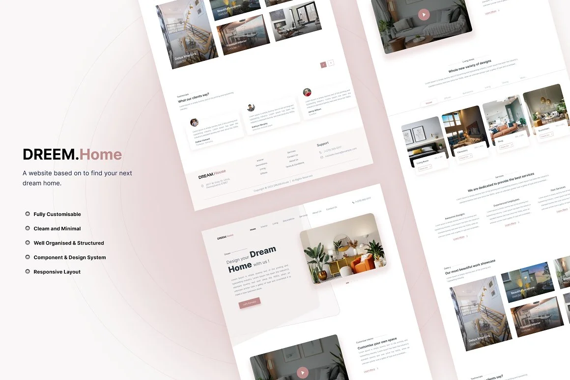 DREEM Home Landing Page