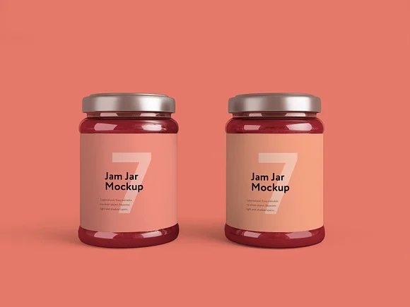 Jam Jar Mockup