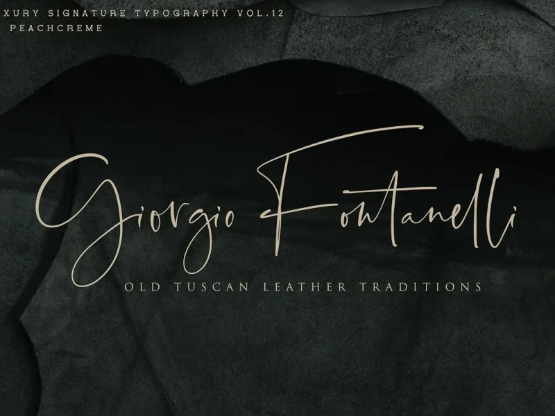 Santorini Luxury Signature Font